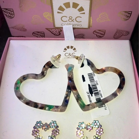 C & C California Twice the heartache Earrings - Picture 2 of 5